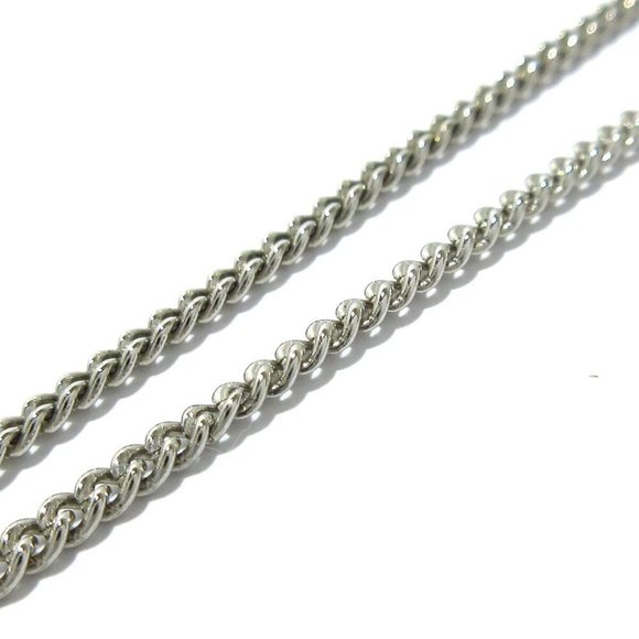 Auth CHANEL Silver Rhinestones Necklace - Picture 4 of 8